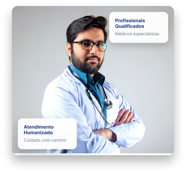 Médico representando a rede credenciada da Porto Seguro Saúde em Rondônia