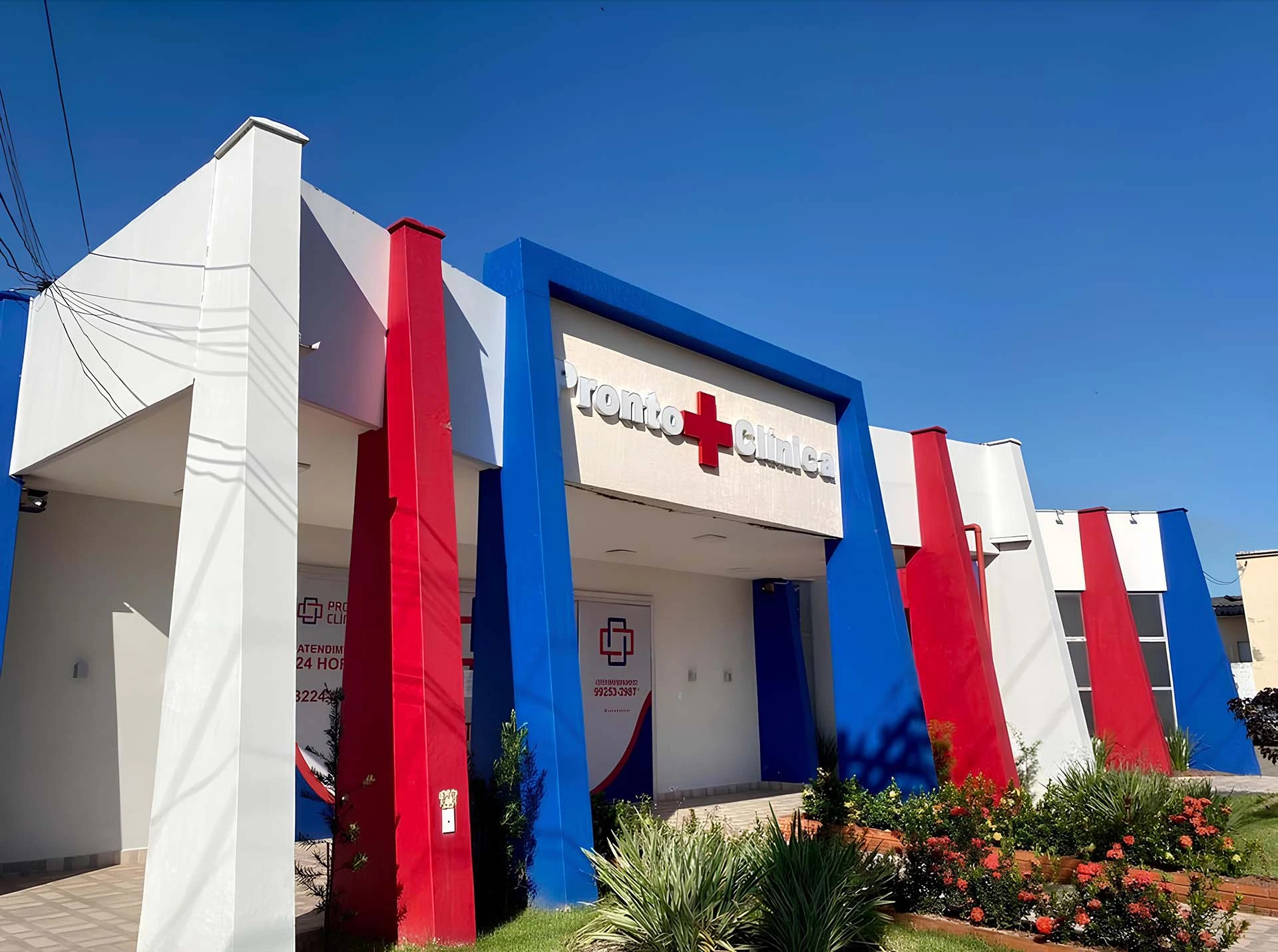 Fachada do Hospital Pronto Clínica, hospital credenciado da Porto Seguro Saúde em Rio Branco, Acre
